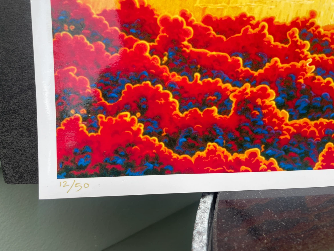 Chili Thom “Bubbling Hatred” aka “Halfway Home” Signed Print - photo 4