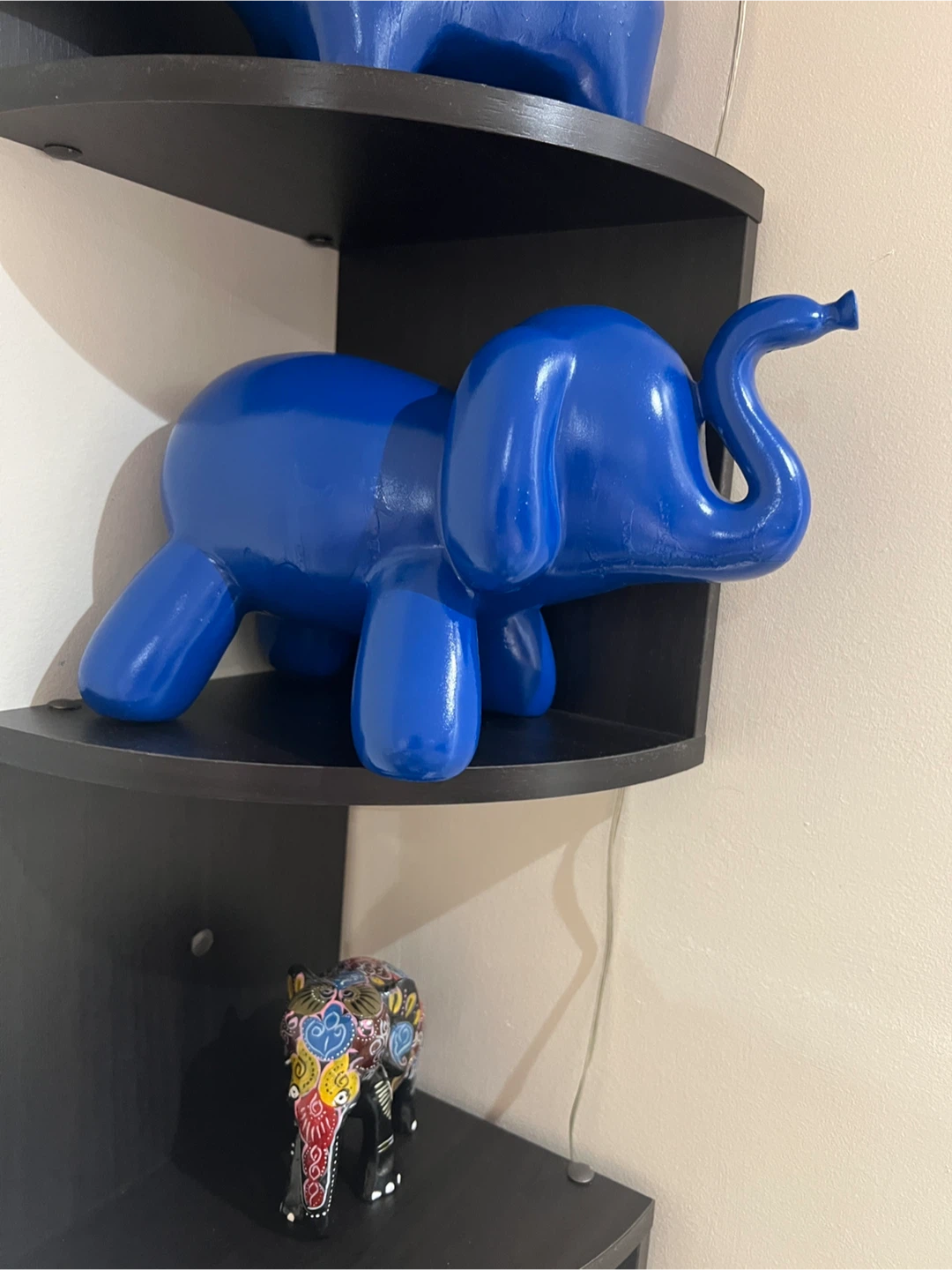 Blue balloon elephant decorative figure - photo 2