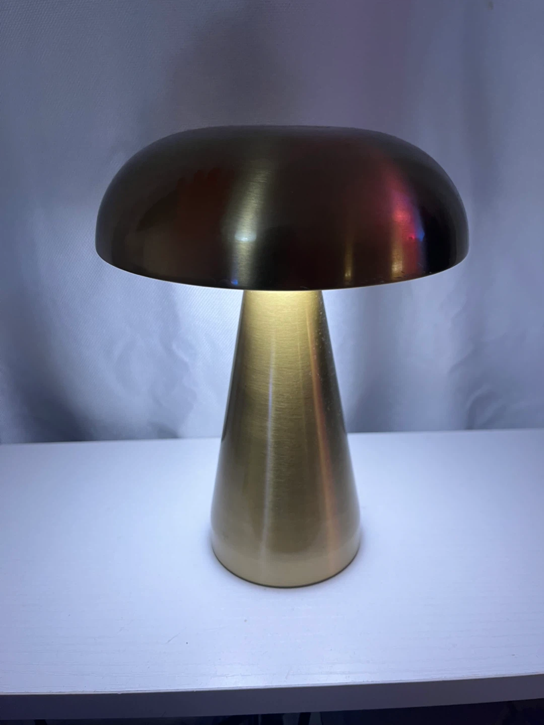 Gold Mushroom Table Lamp - photo 2