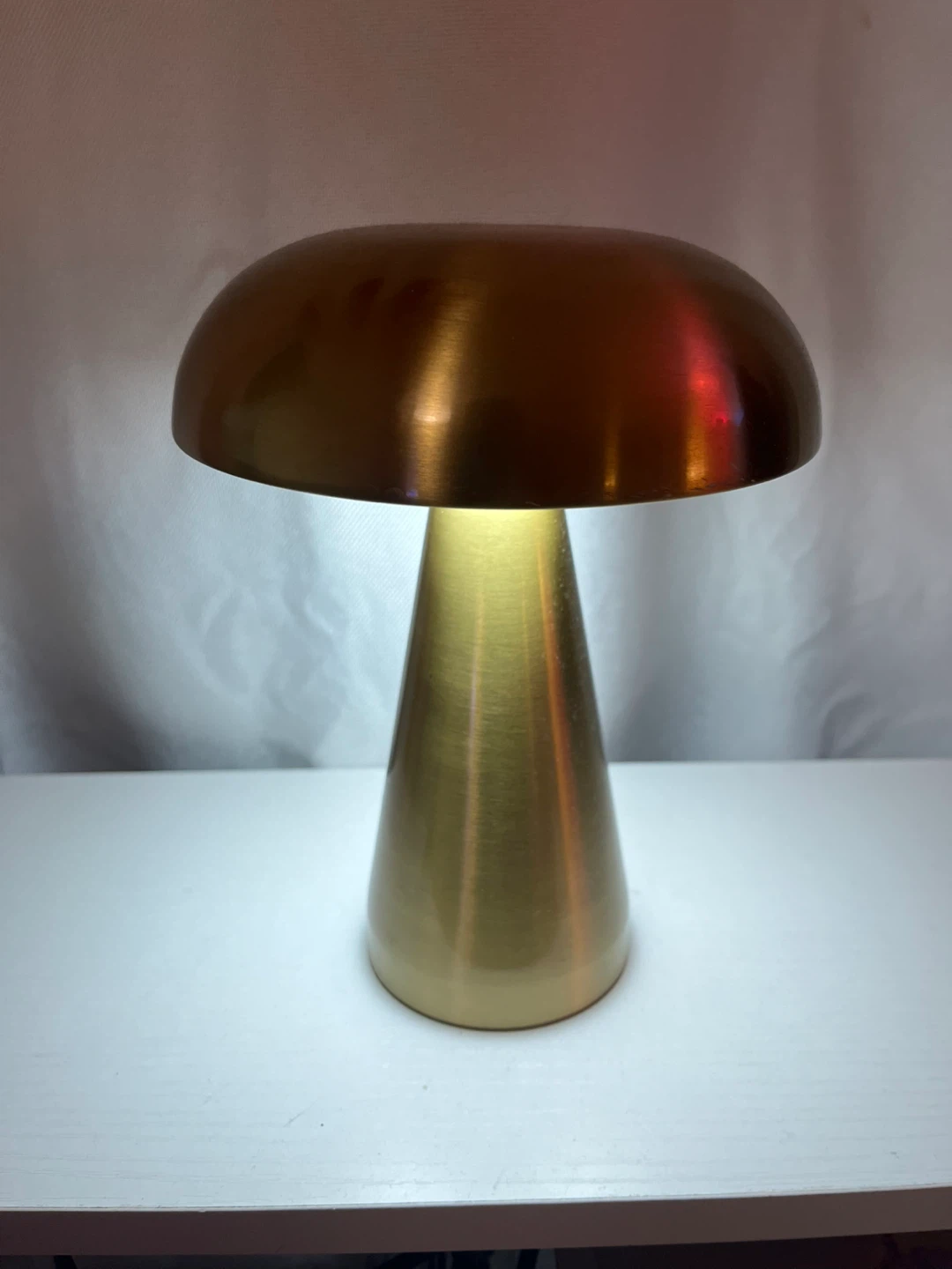 Gold Mushroom Table Lamp - photo 3