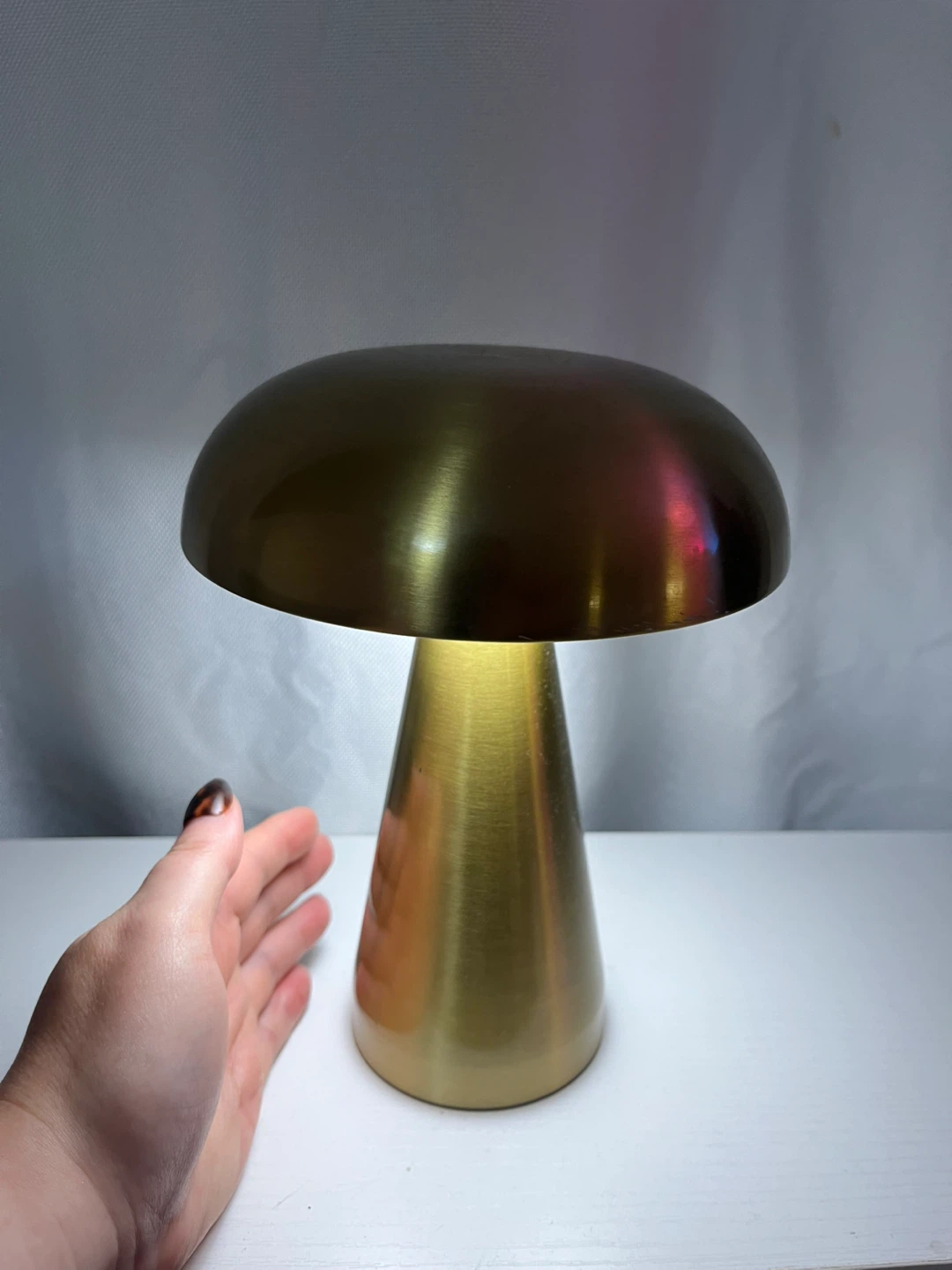 Gold Mushroom Table Lamp - photo 4