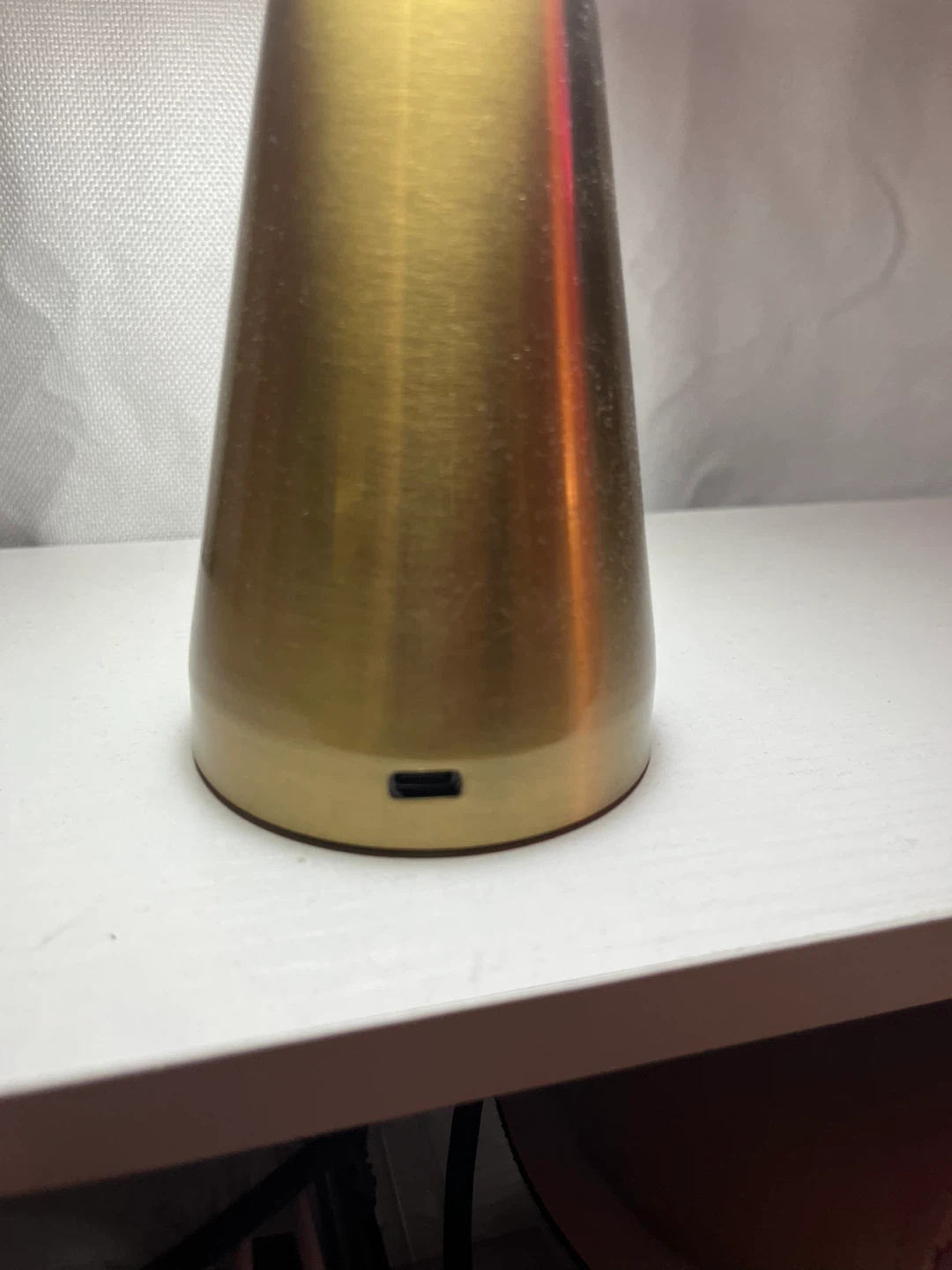 Gold Mushroom Table Lamp - photo 5