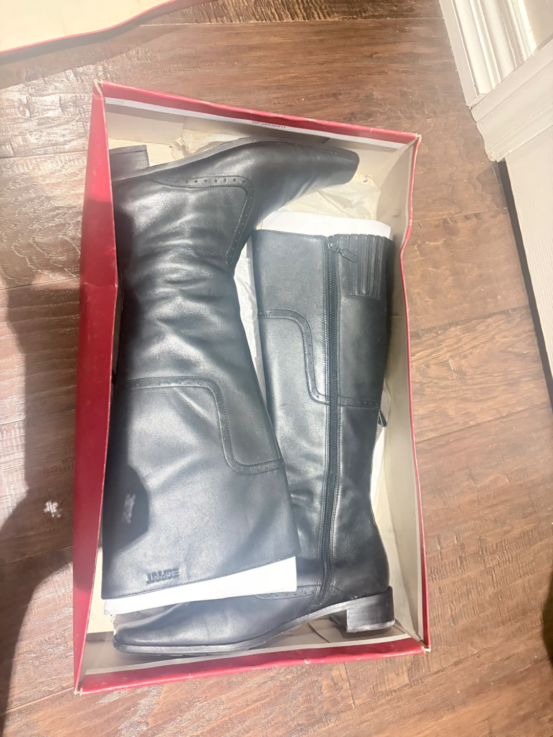 Esprit black knee-high leather boots