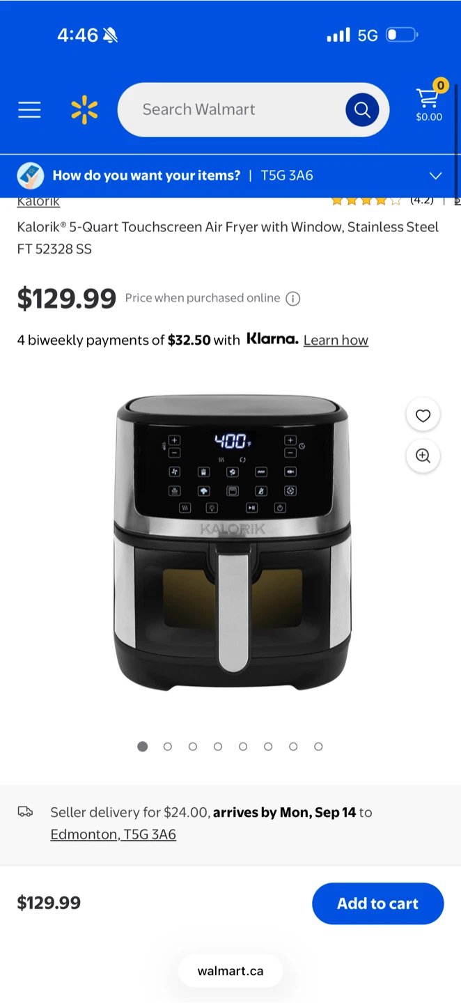 Kalorik 5-Quart Digital Air Fryer - photo 2