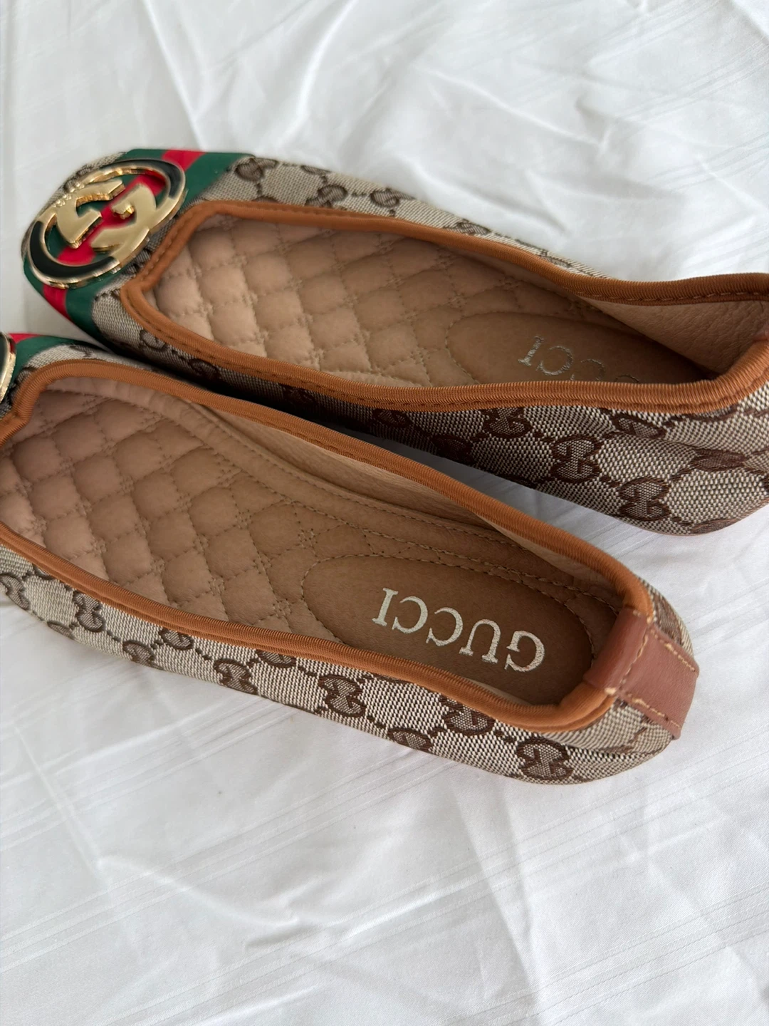 Gucci Monogram Ballet Flats - photo 5