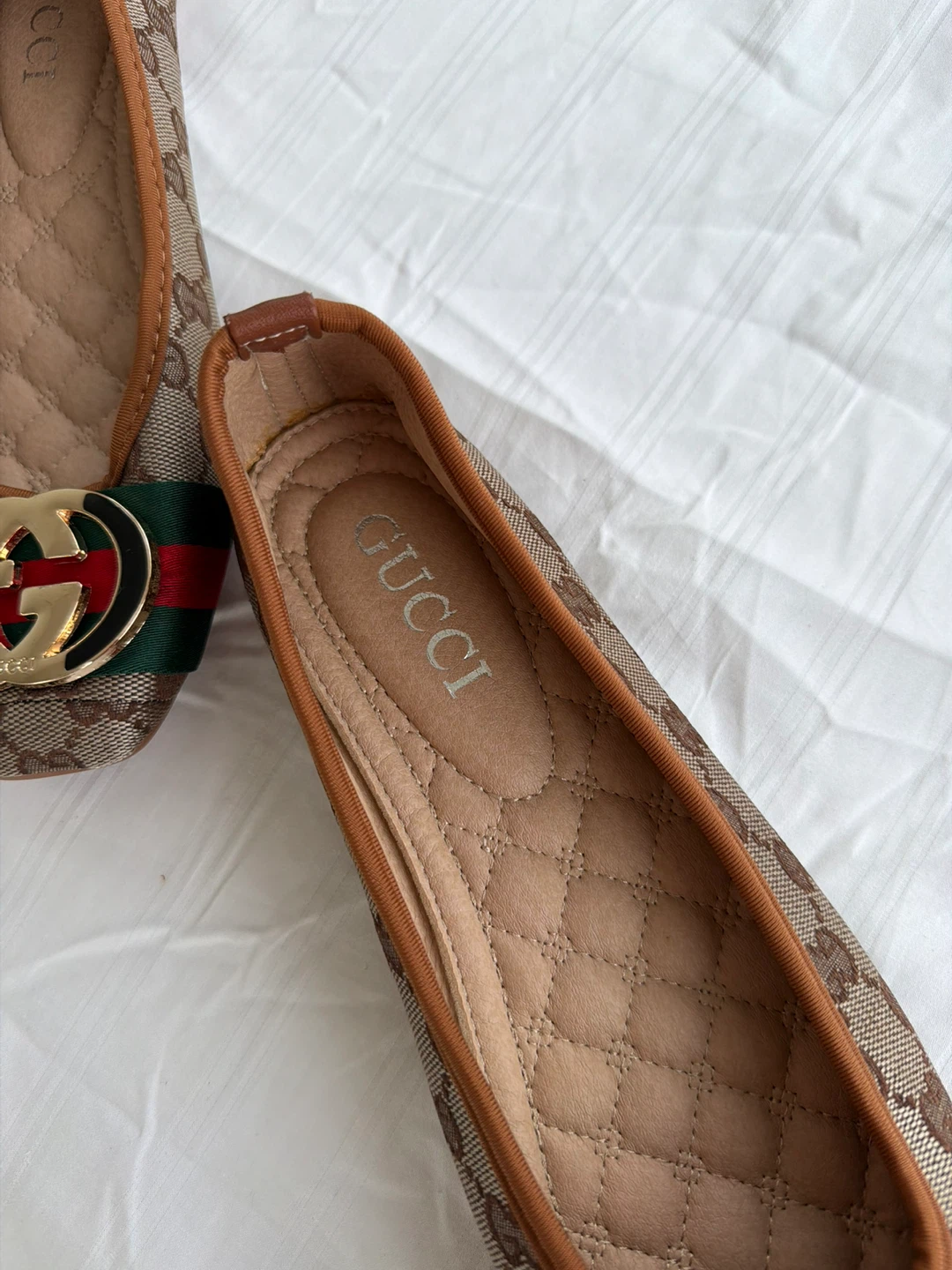 Gucci Monogram Ballet Flats - photo 4