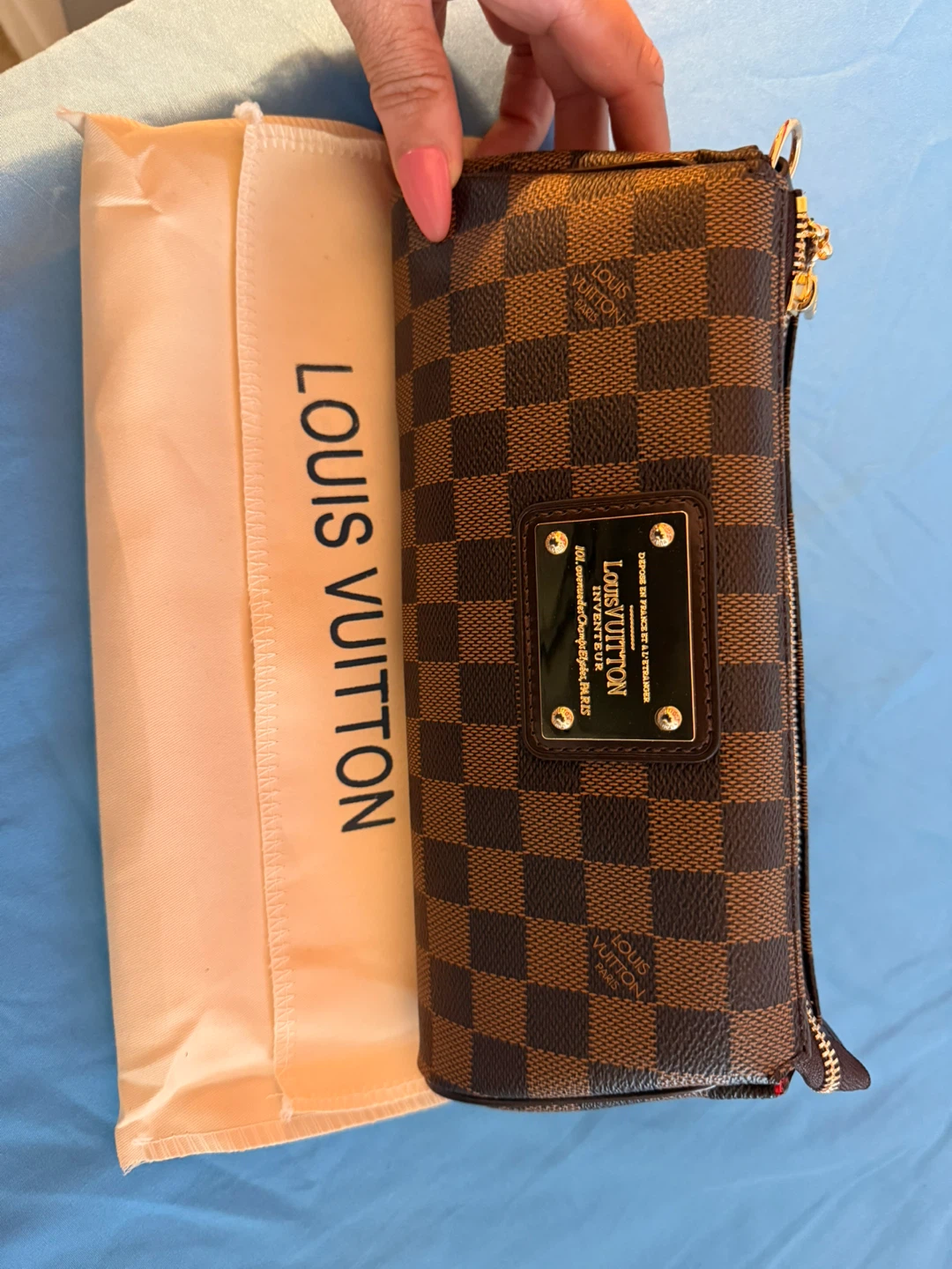 Louis Vuitton Damier Ebene Inventeur Pochette
