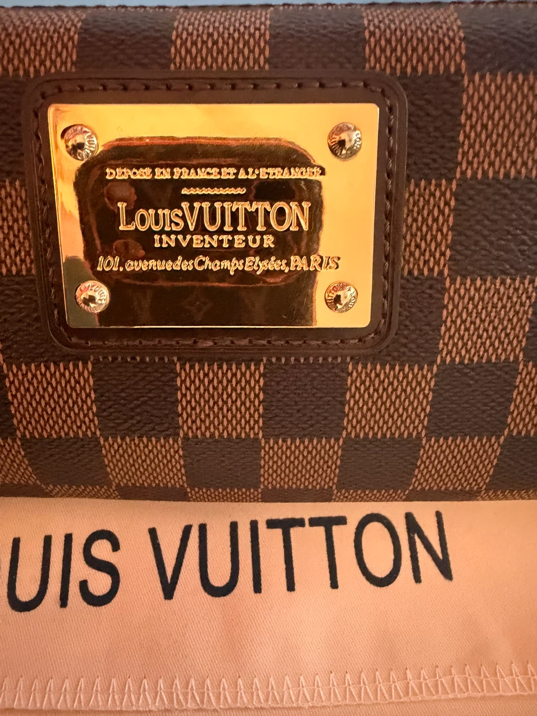 Louis Vuitton Damier Ebene Inventeur Pochette - photo 2
