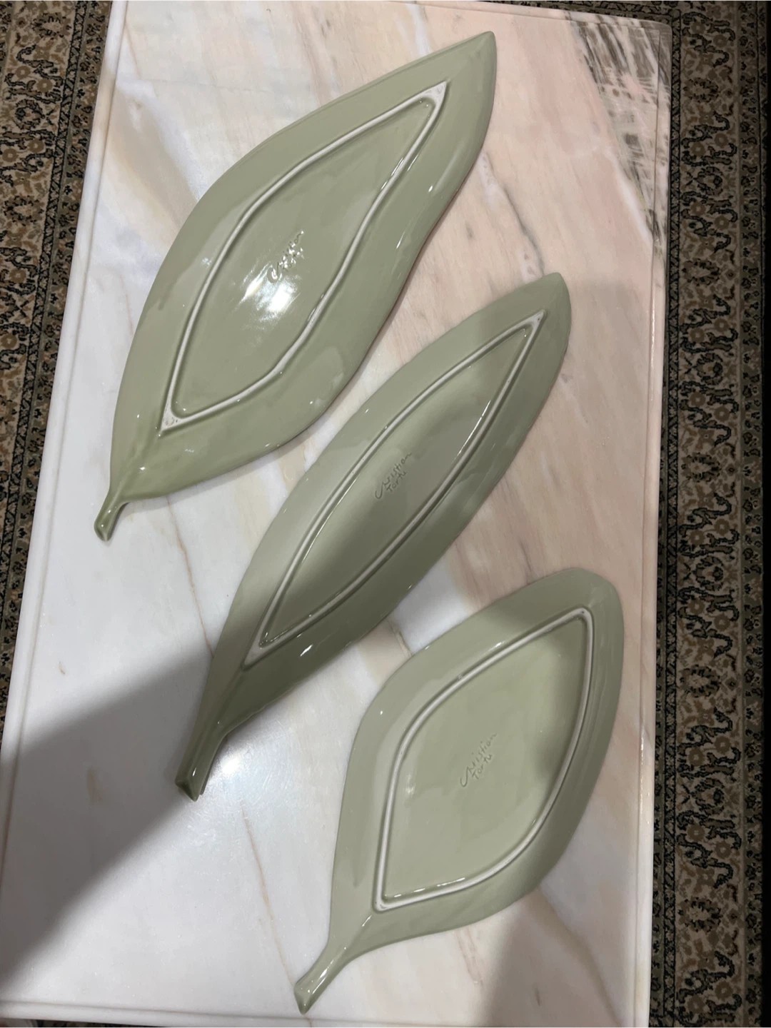 Christian Tortu Leaf Plates - photo 2