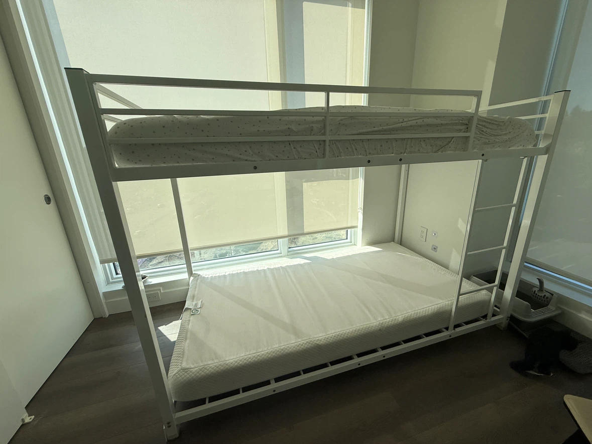 Metal twin double deck bed - photo 2