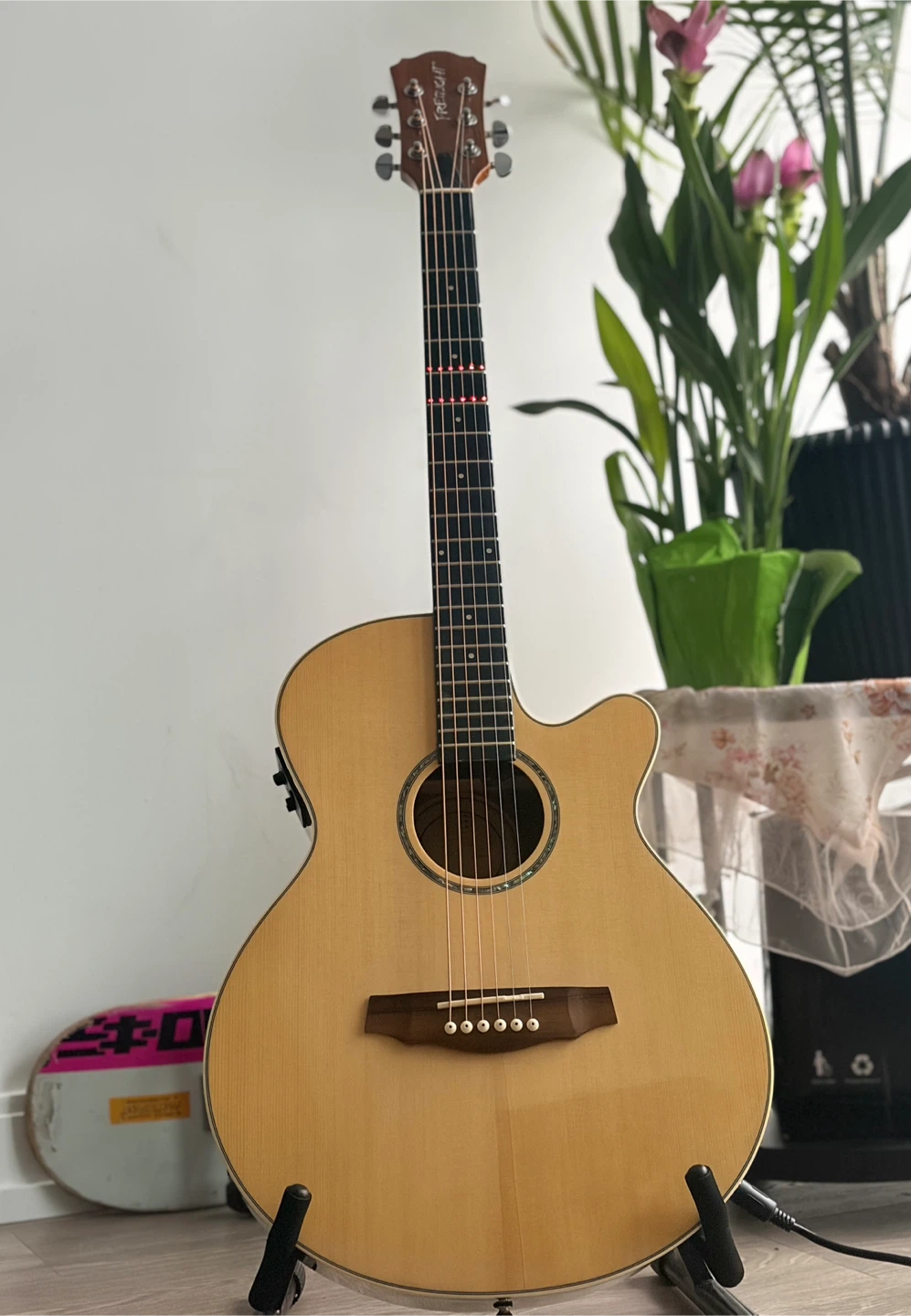 Guitar that shows you where to play Semi acoustic guitar - photo 2
