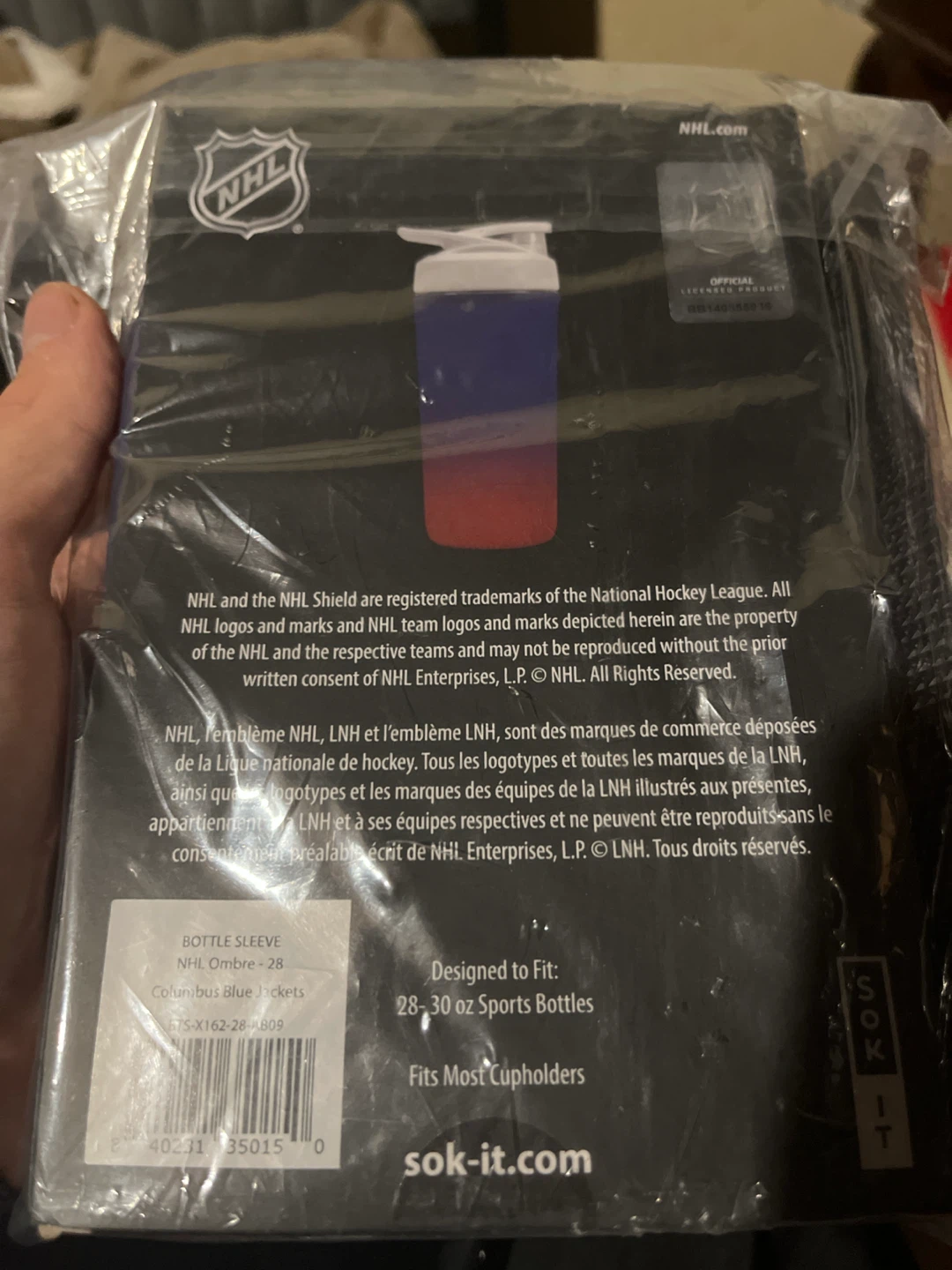 Columbus Blue Jackets SOK-IT Reusable Bottle Sleeve - photo 3