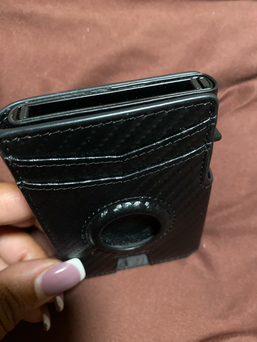 Miyozi Carbon Fibre Texture Minimalist Wallet - photo 4