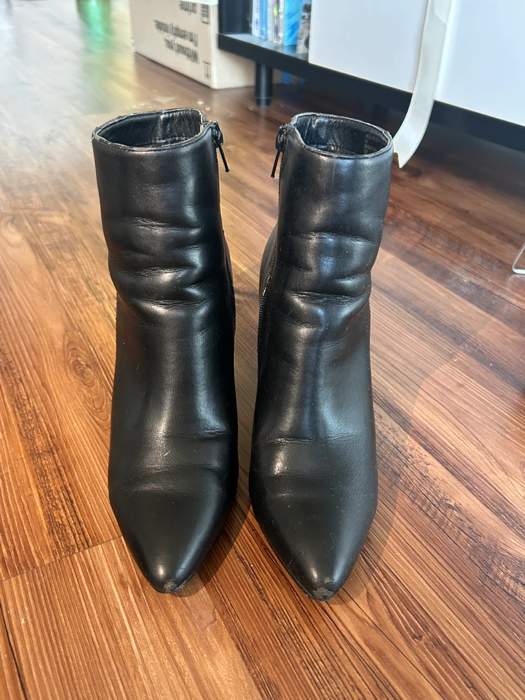 Black Heeled Ankle Boots