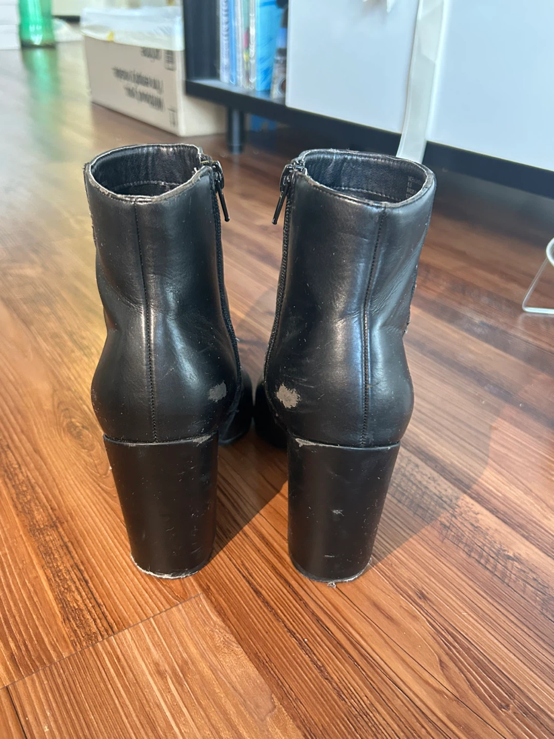 Black Heeled Ankle Boots - photo 4