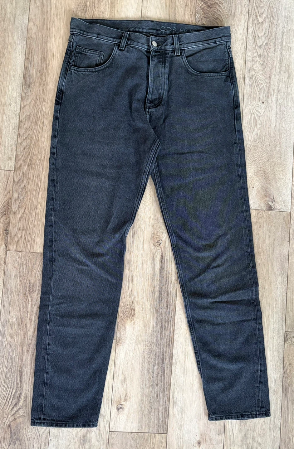 COS Washed Black Cigarette Jeans size 30x32