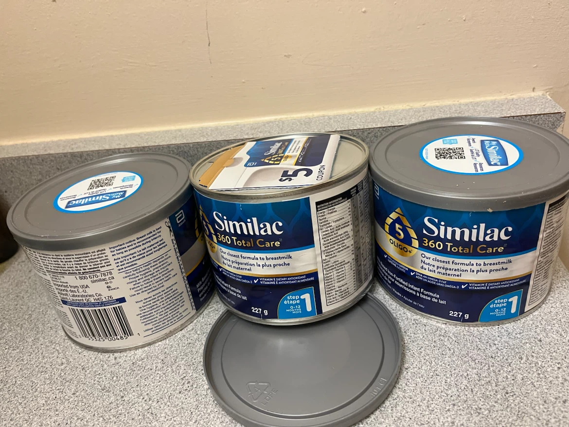 3 Similac 360 Total Care Step 1 Formula Tins