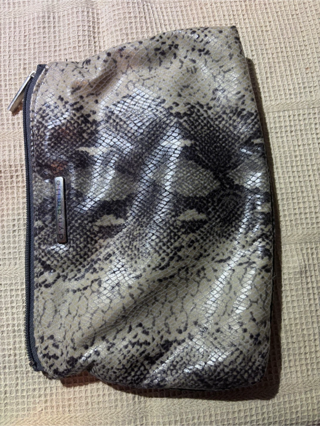 Dynamite Snake Print bag 90s