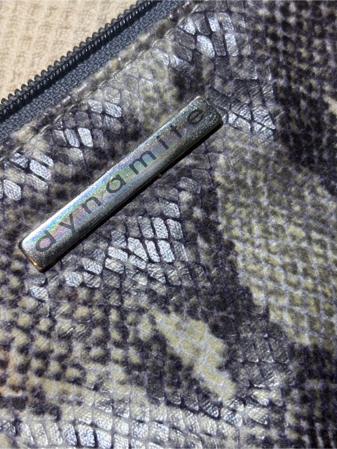 Dynamite Snake Print bag 90s - photo 3