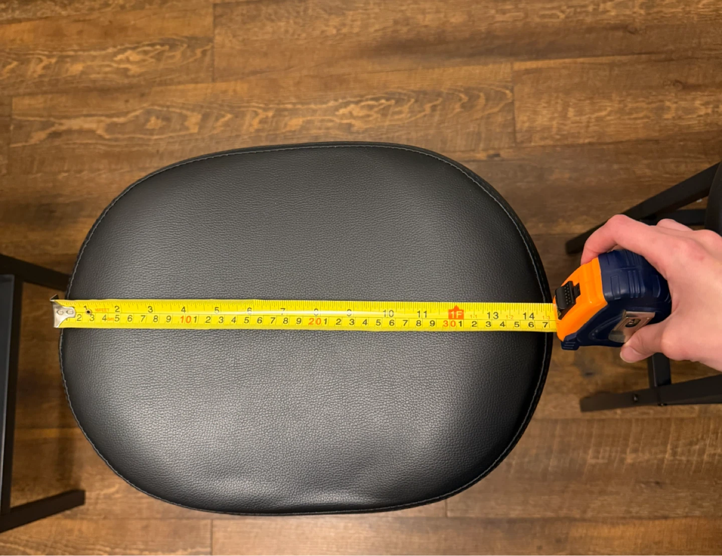 Two Black Counter Stools - photo 3