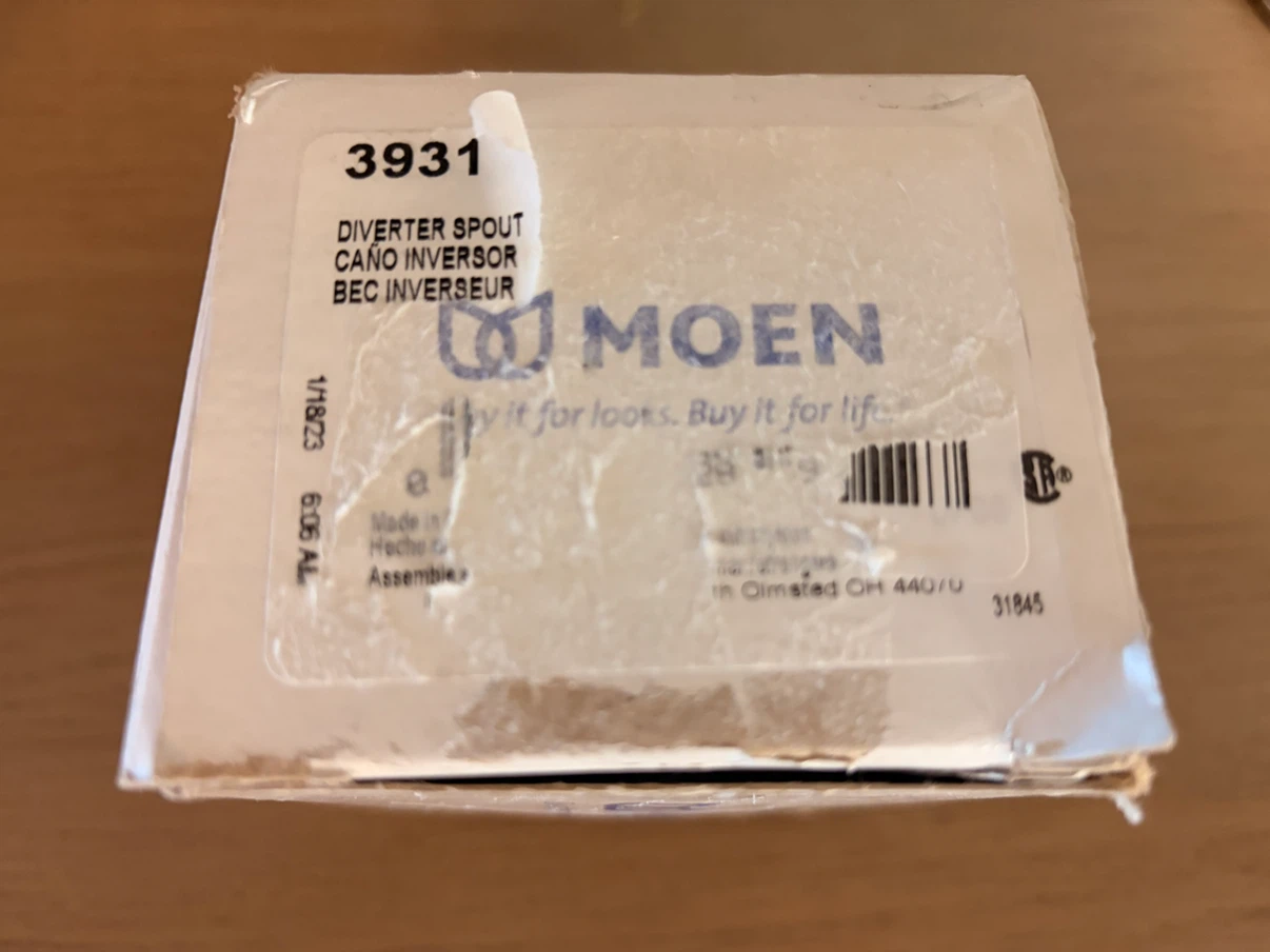 Moen 3931 Tub Diverter Spout Chrome - photo 2
