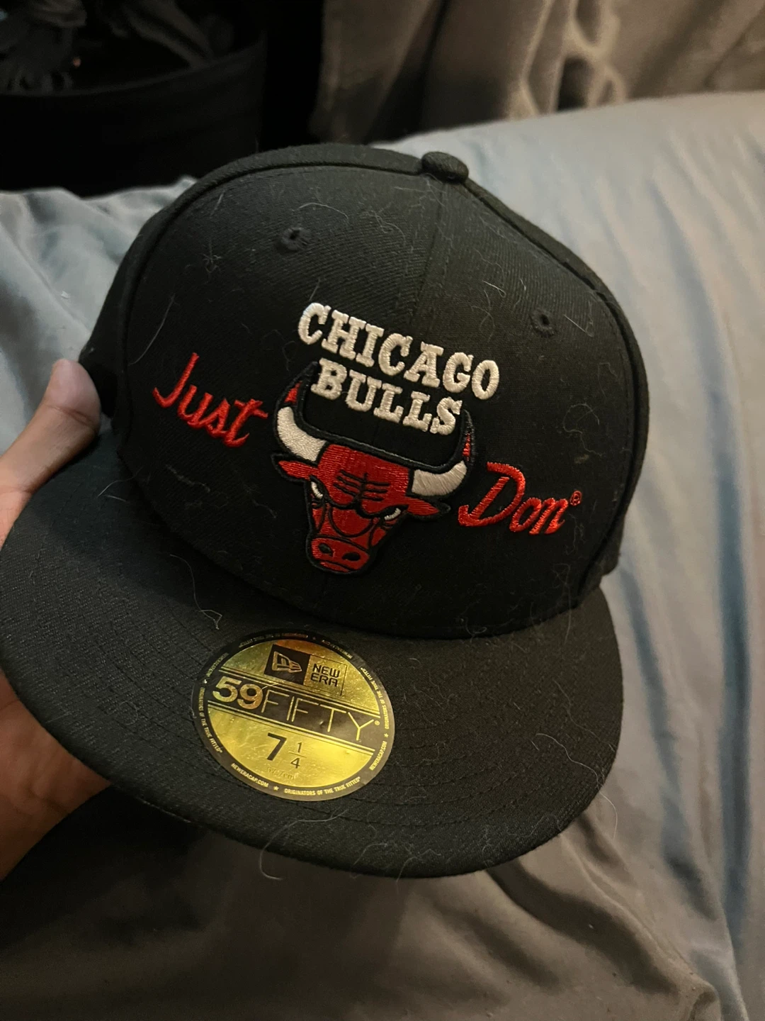 New Era Just Don Chicago Bulls fitted hat size 7 1/4