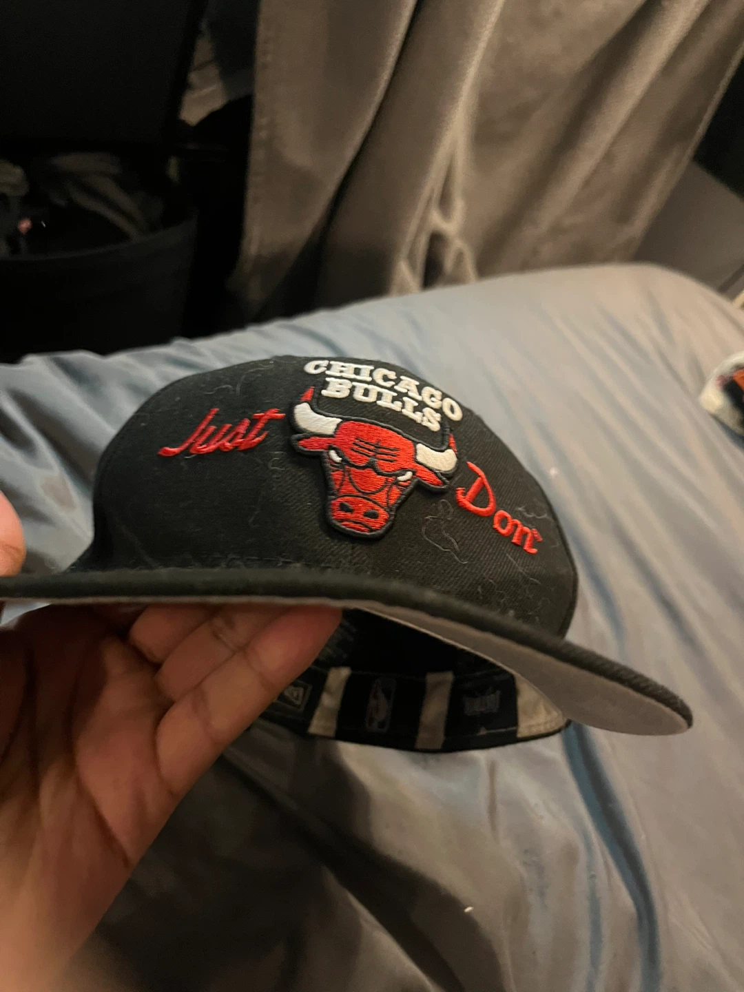 Just Don Chicago Bulls fitted hat size 7 1/4 - photo 2