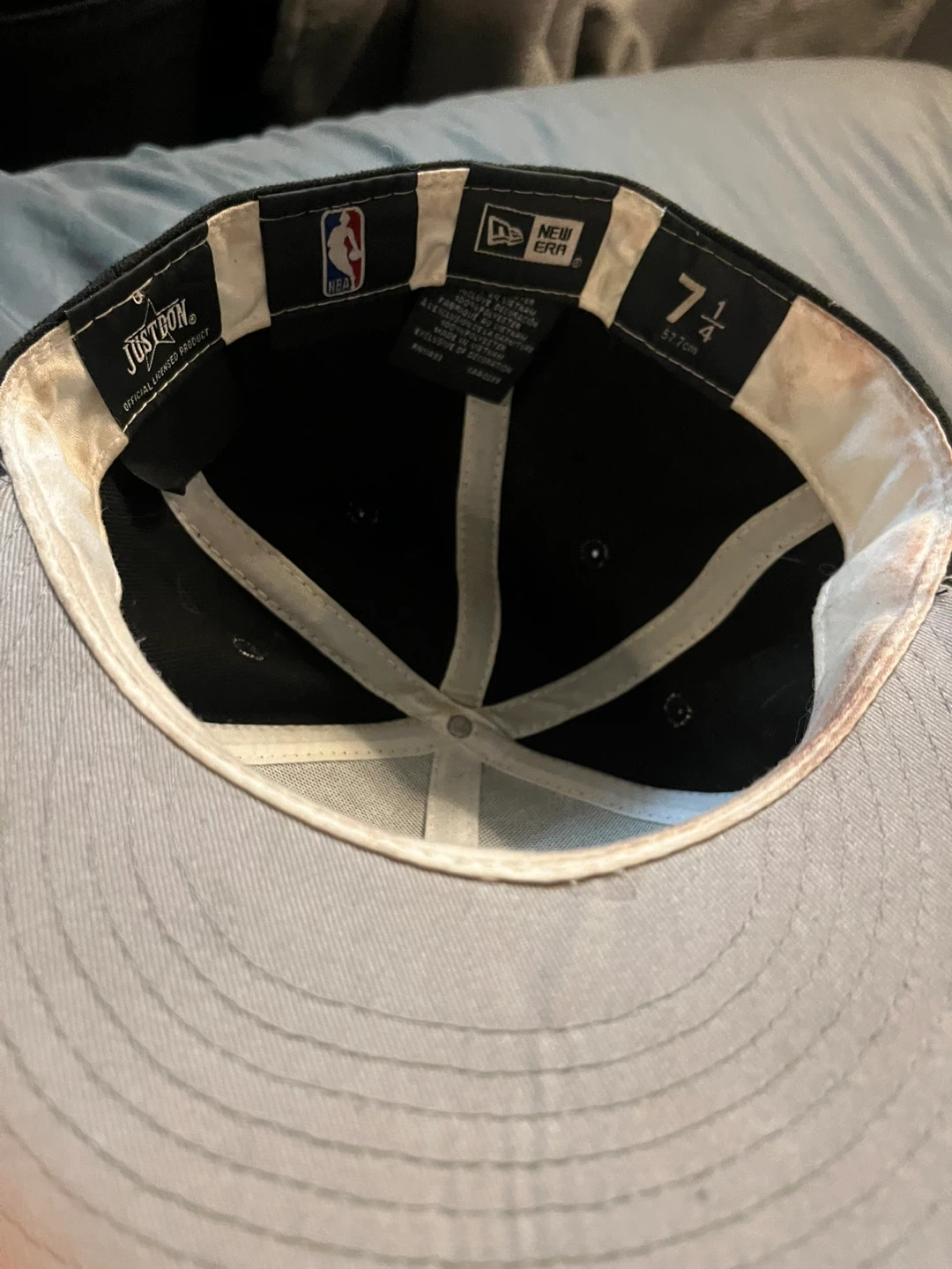 Just Don Chicago Bulls fitted hat size 7 1/4 - photo 4