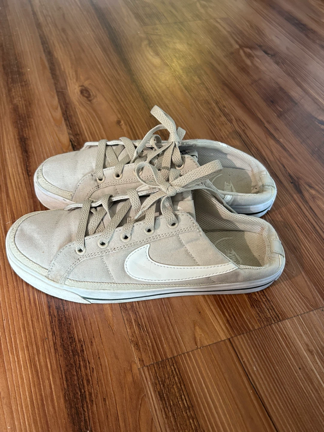 Nike Canvas Mule Sneakers Tan - photo 2