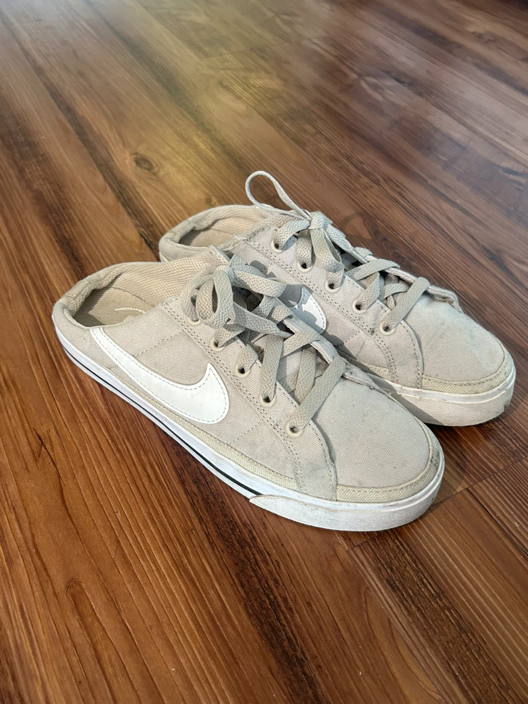 Nike Canvas Mule Sneakers Tan - photo 3
