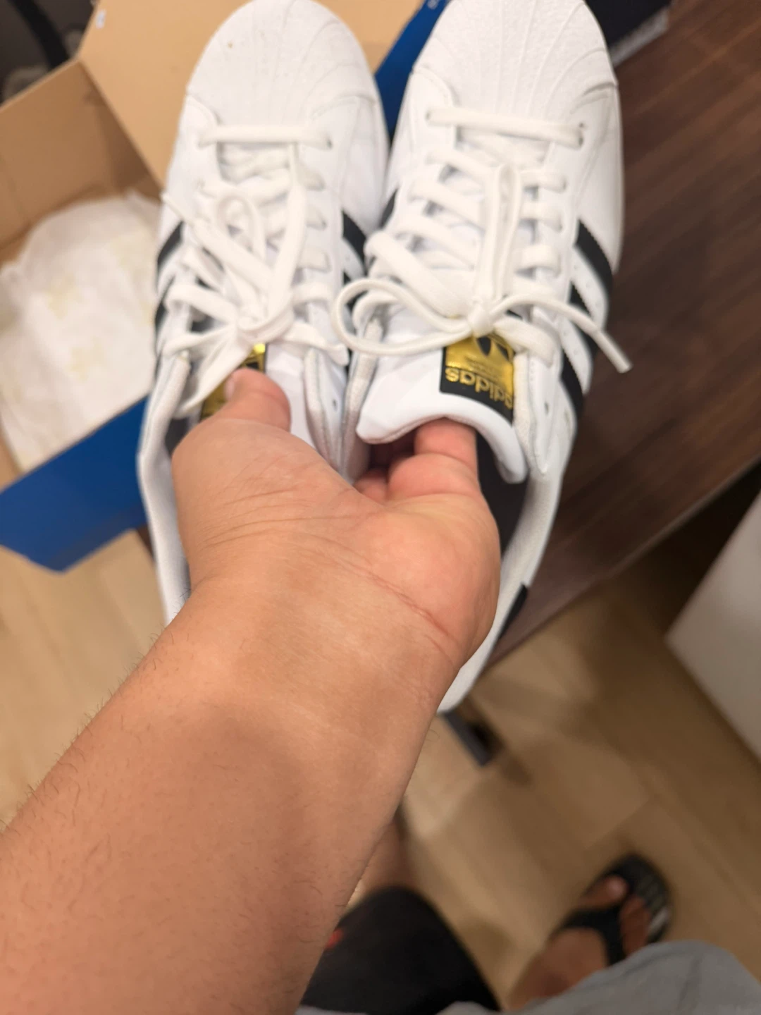 Adidas Superstar Shoes Size 11.5 - photo 3