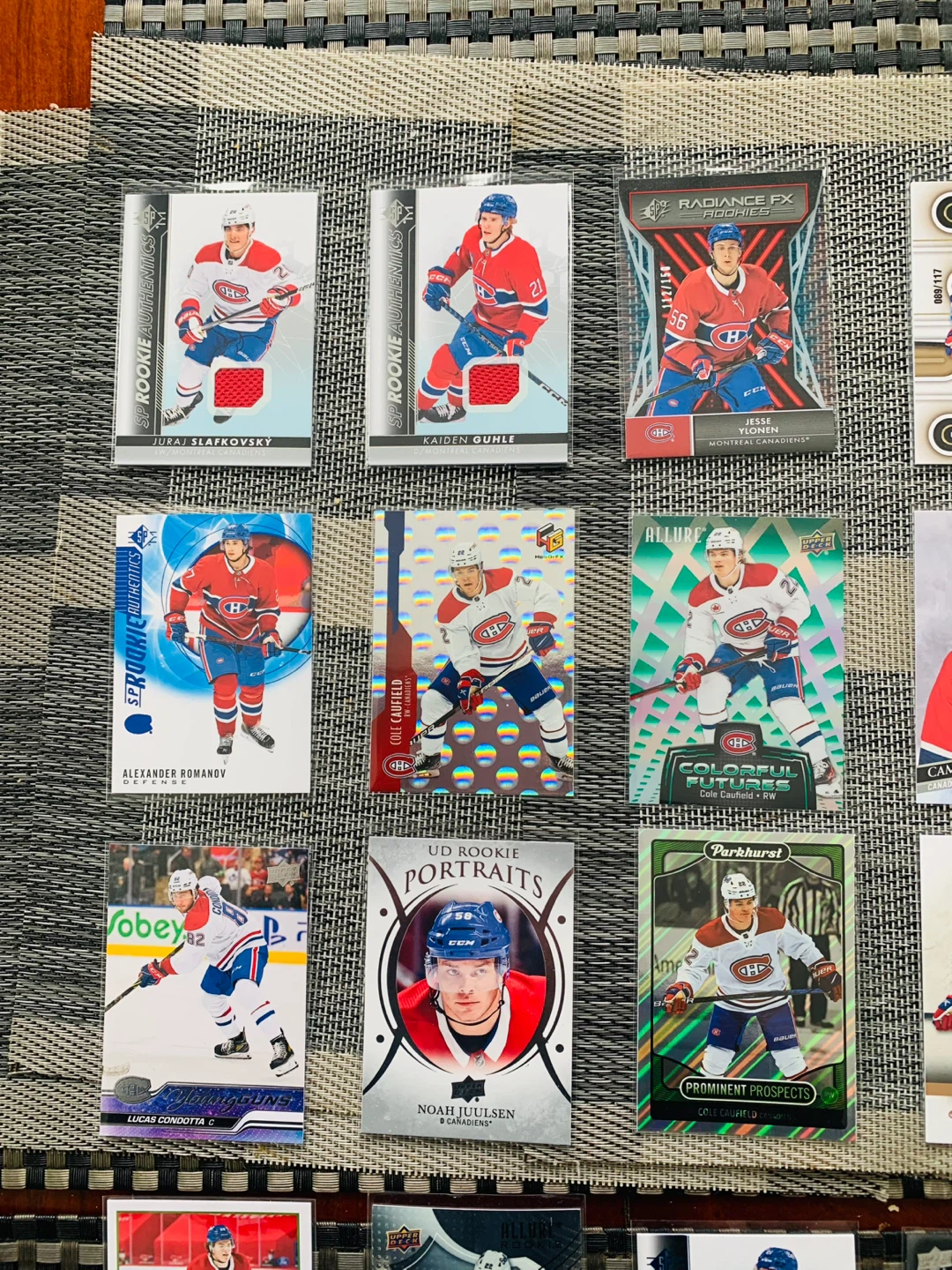 30 MTL Canadiens Premium Upper Deck Hockey Trading Cards - photo 2