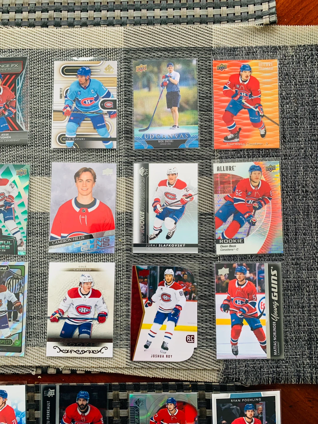30 MTL Canadiens Premium Upper Deck Hockey Trading Cards - photo 3
