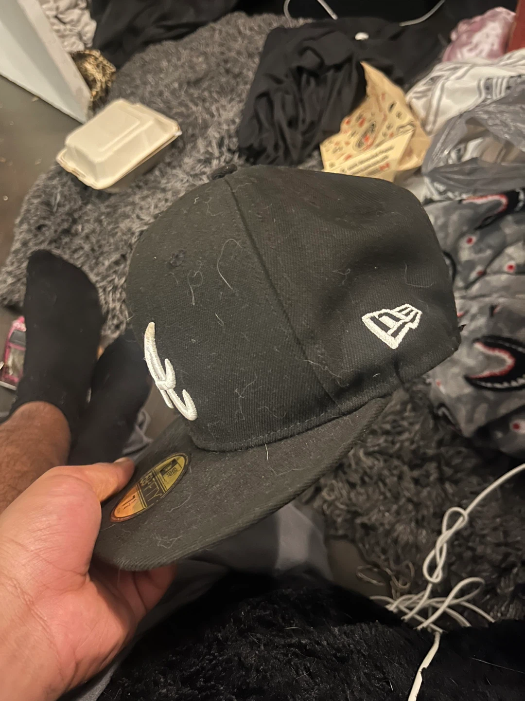 New Era Atlanta Braves 59Fifty fitted hat size 7 1/4 - photo 3