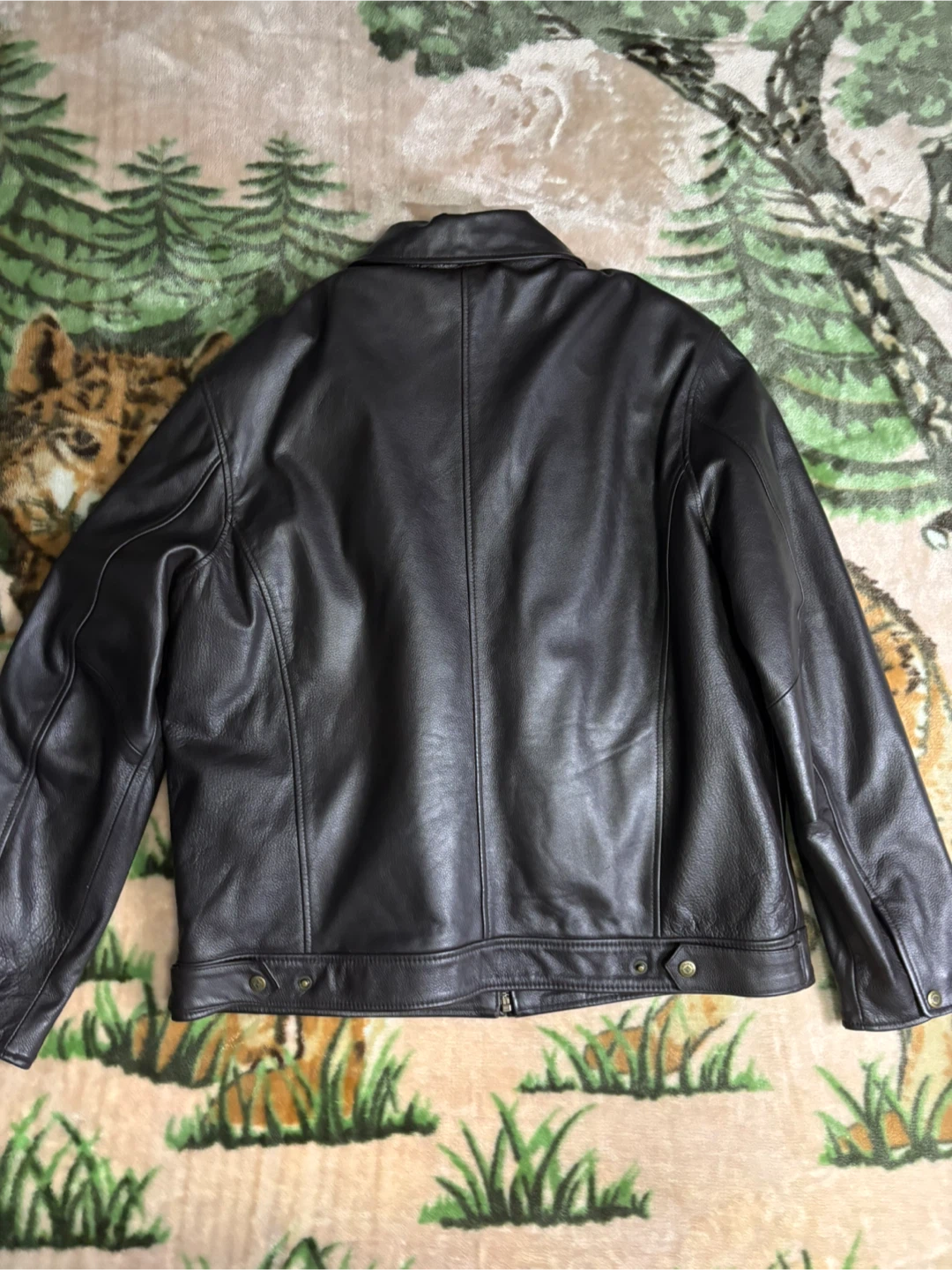 Columbia Brown Leather Jacket - photo 3