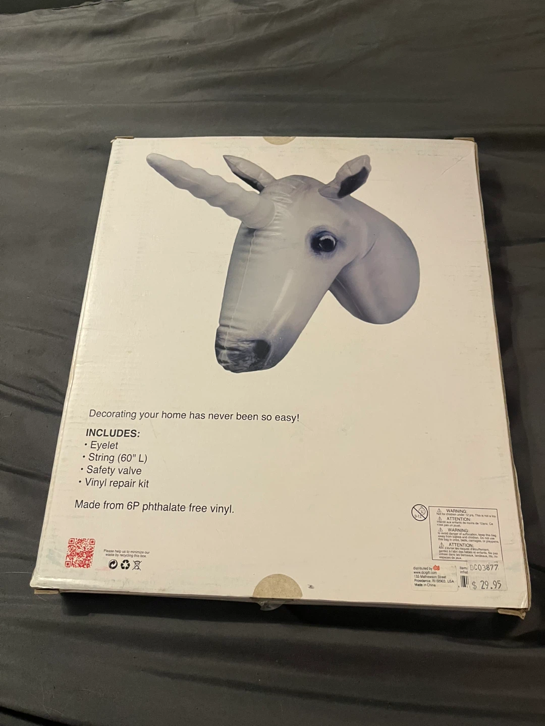 DCI Inflatable Unicorn Head - photo 2