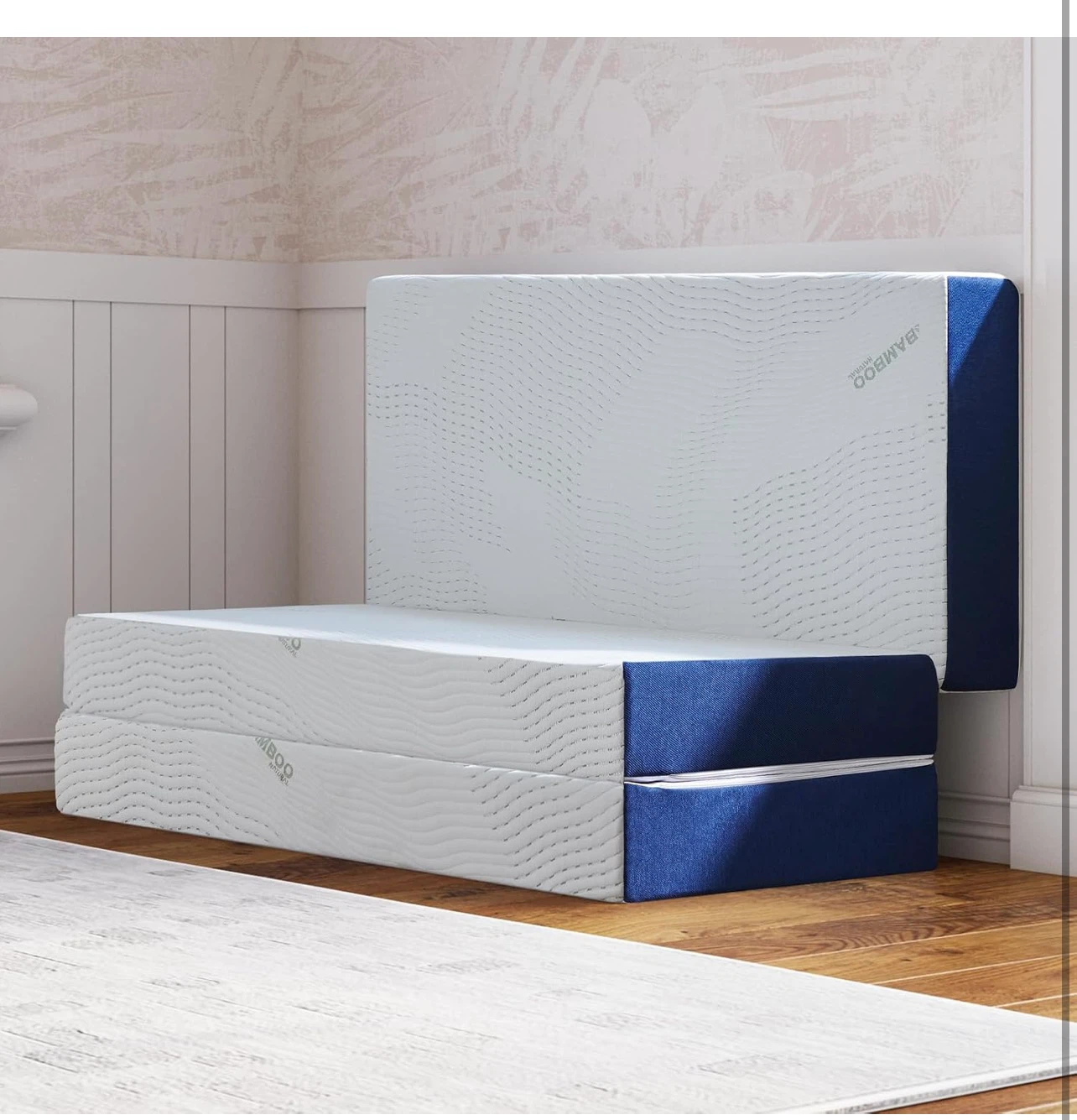 Tri-fold bamboo memory foam mattress - photo 2