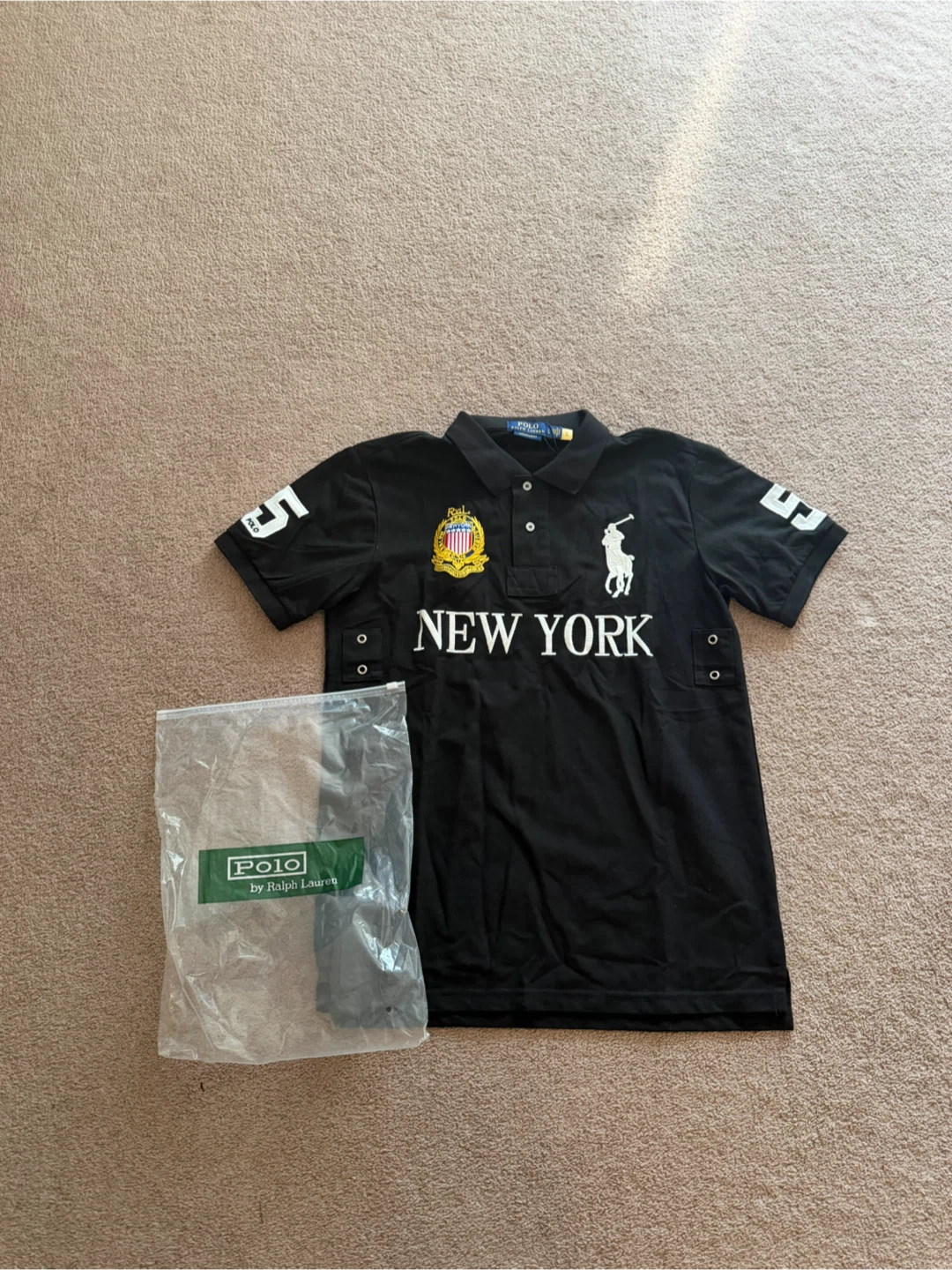 Polo Ralph Lauren New York Custom Slim Fit Polo - Large