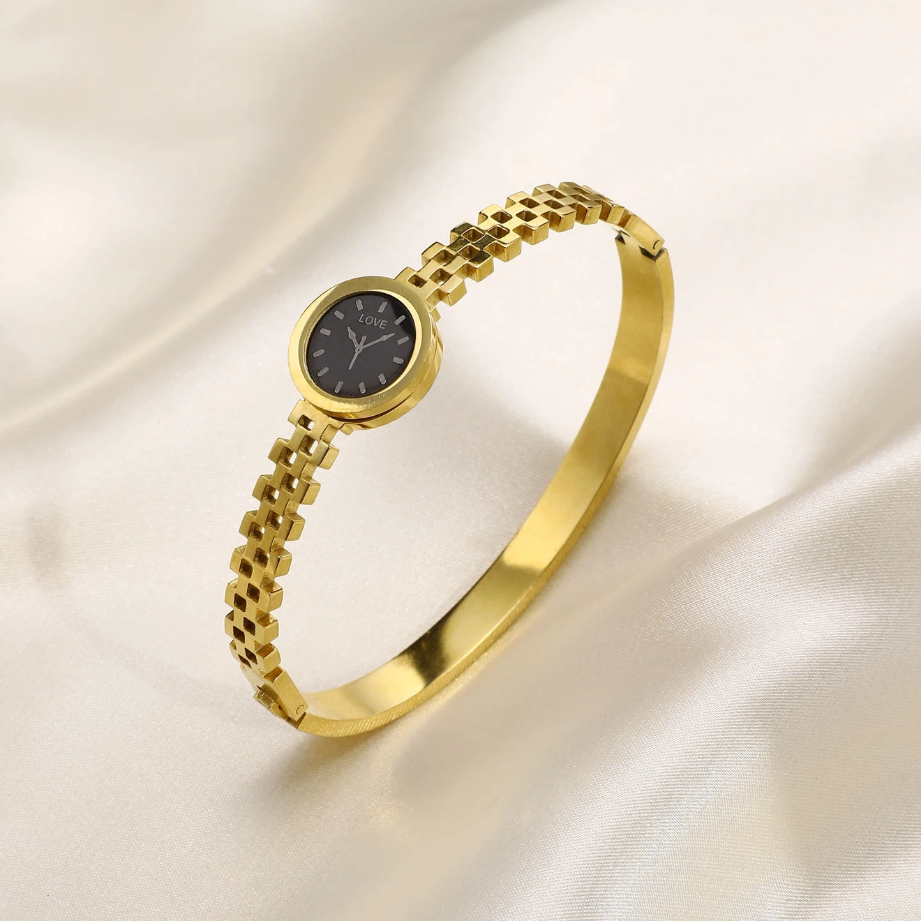 Gold Tone LOVE Bangle Bracelet - photo 3