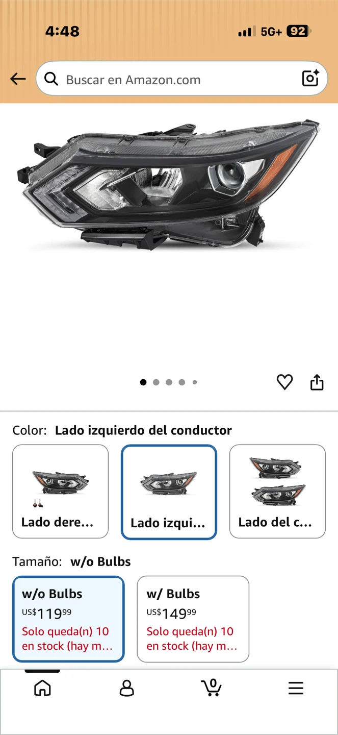 Luz de Nissan rogue sport - photo 4