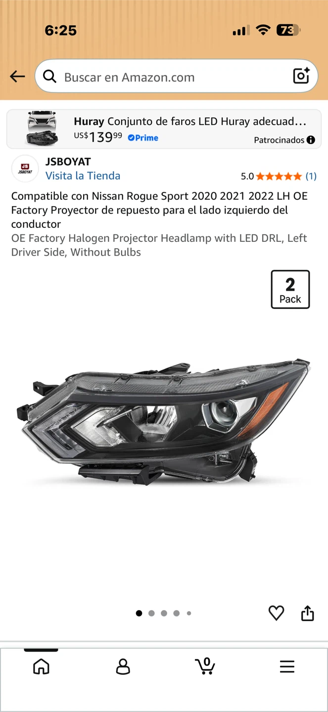 Luz de Nissan rogue sport - photo 5