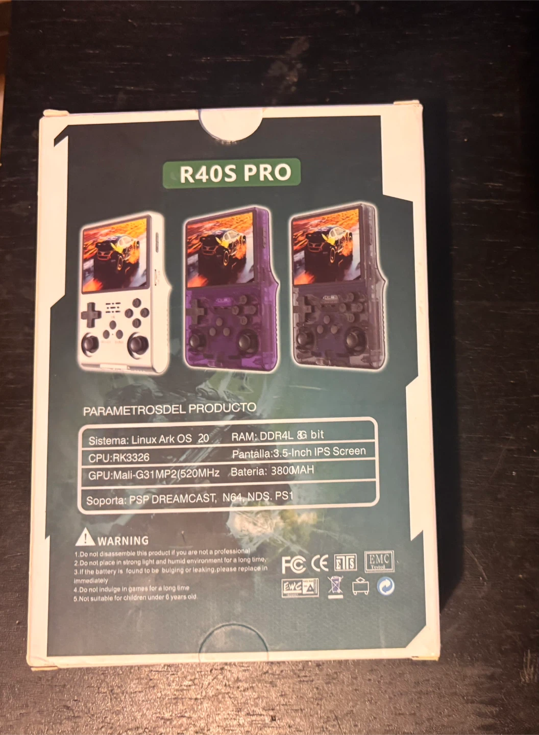 Palm Games R40S Pro Handheld Game Console - photo 2