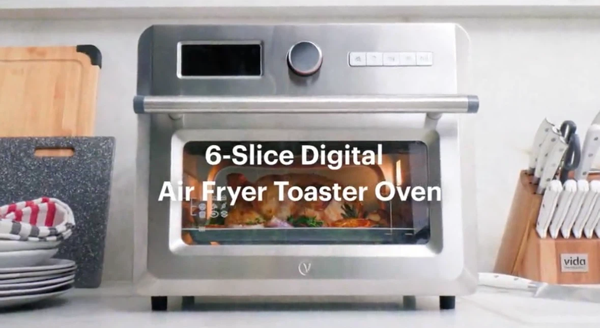 6 in one Digital Air Fryer Toaster Oven