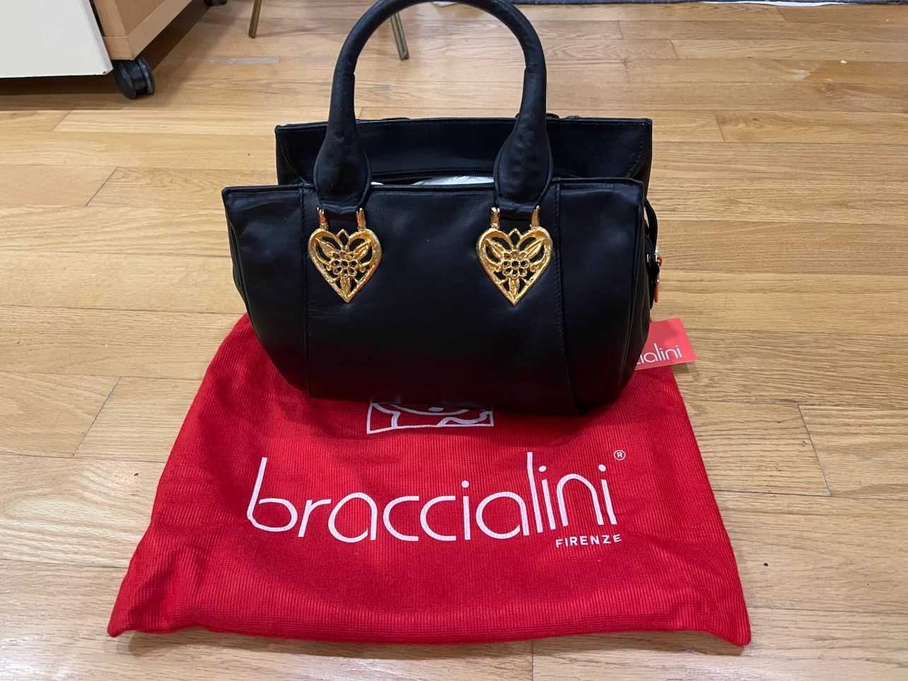 Braccialini Genuine Leather Handbag