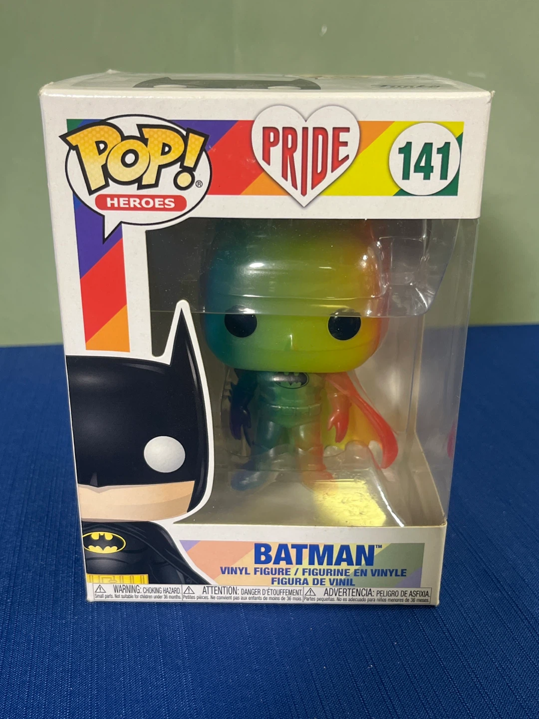 Funko Pop! Pride Rainbow Batman #141 - Brand New