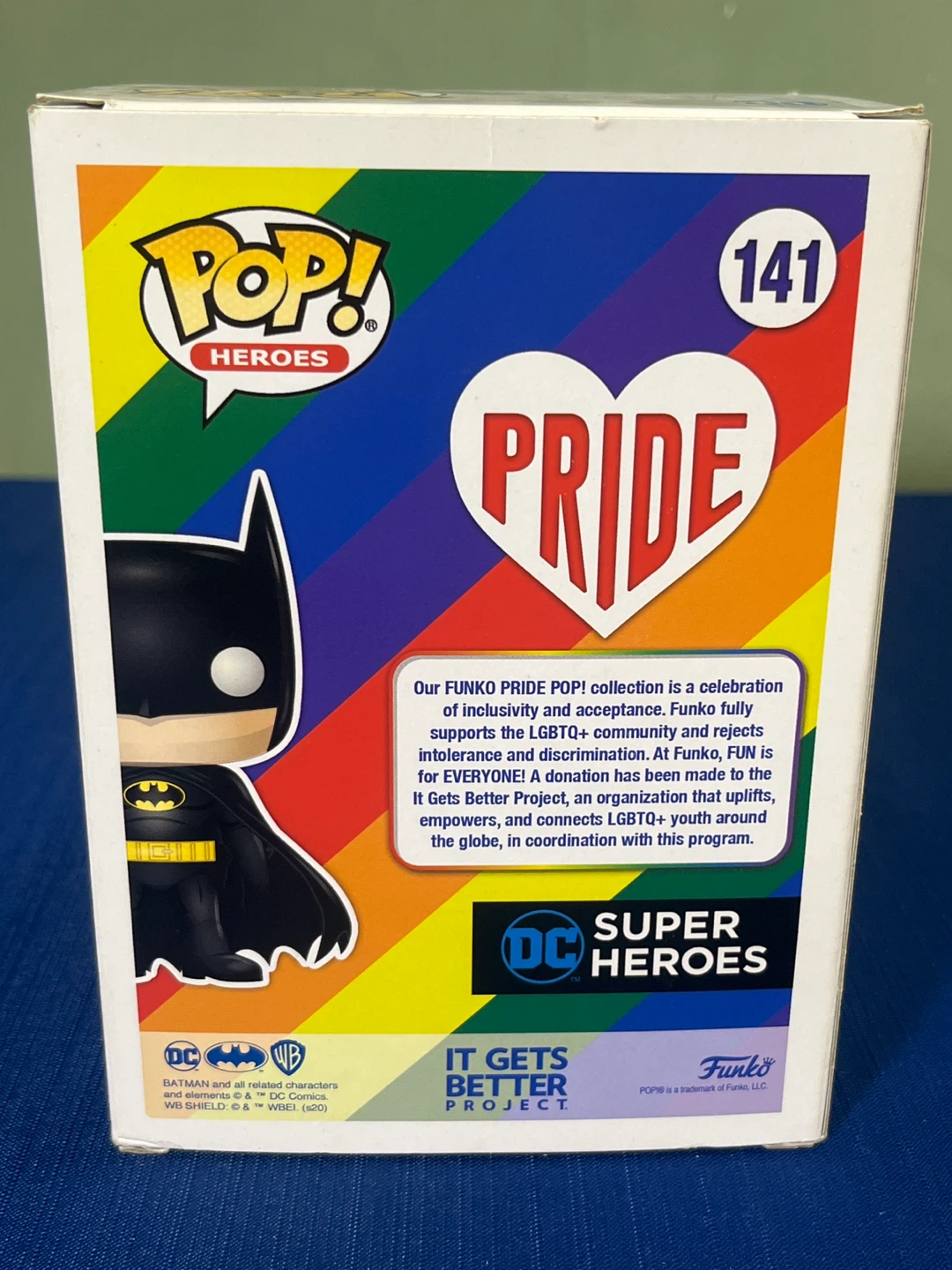 Funko Pop! Pride Rainbow Batman #141 - Brand New - photo 4