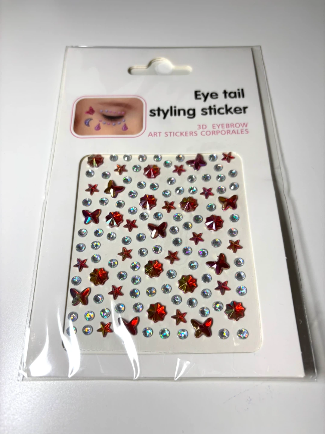 3D Eye Tail Styling Stickers Set