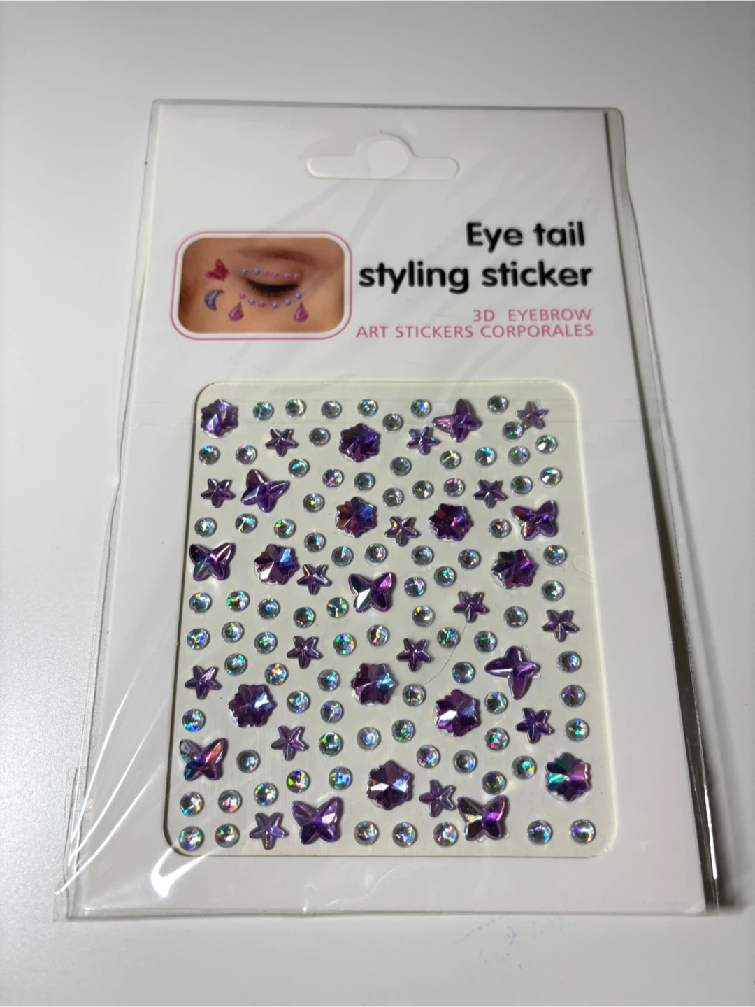 3D Eye Tail Styling Stickers Set - photo 3