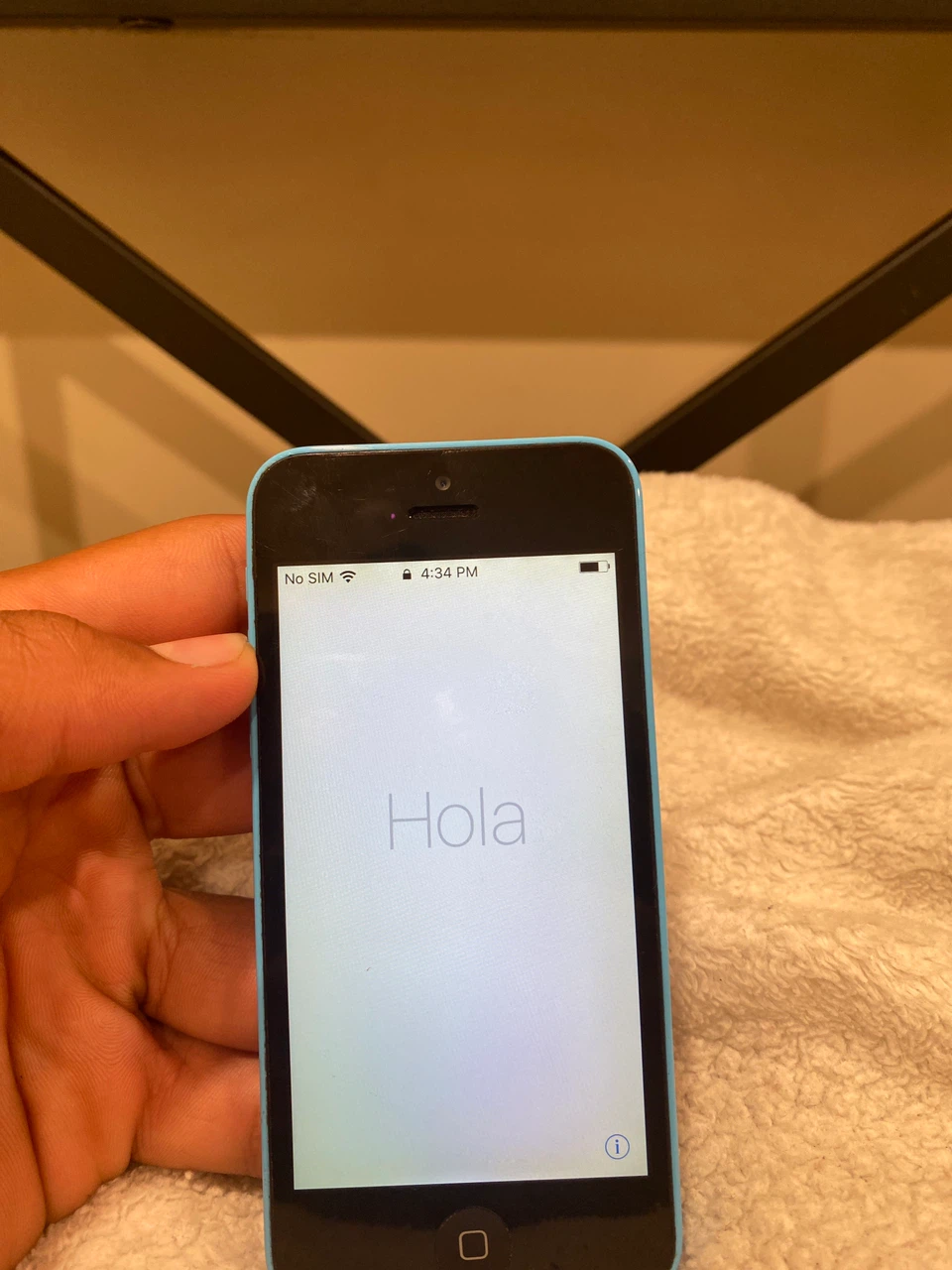 Blue Apple iPhone 5c