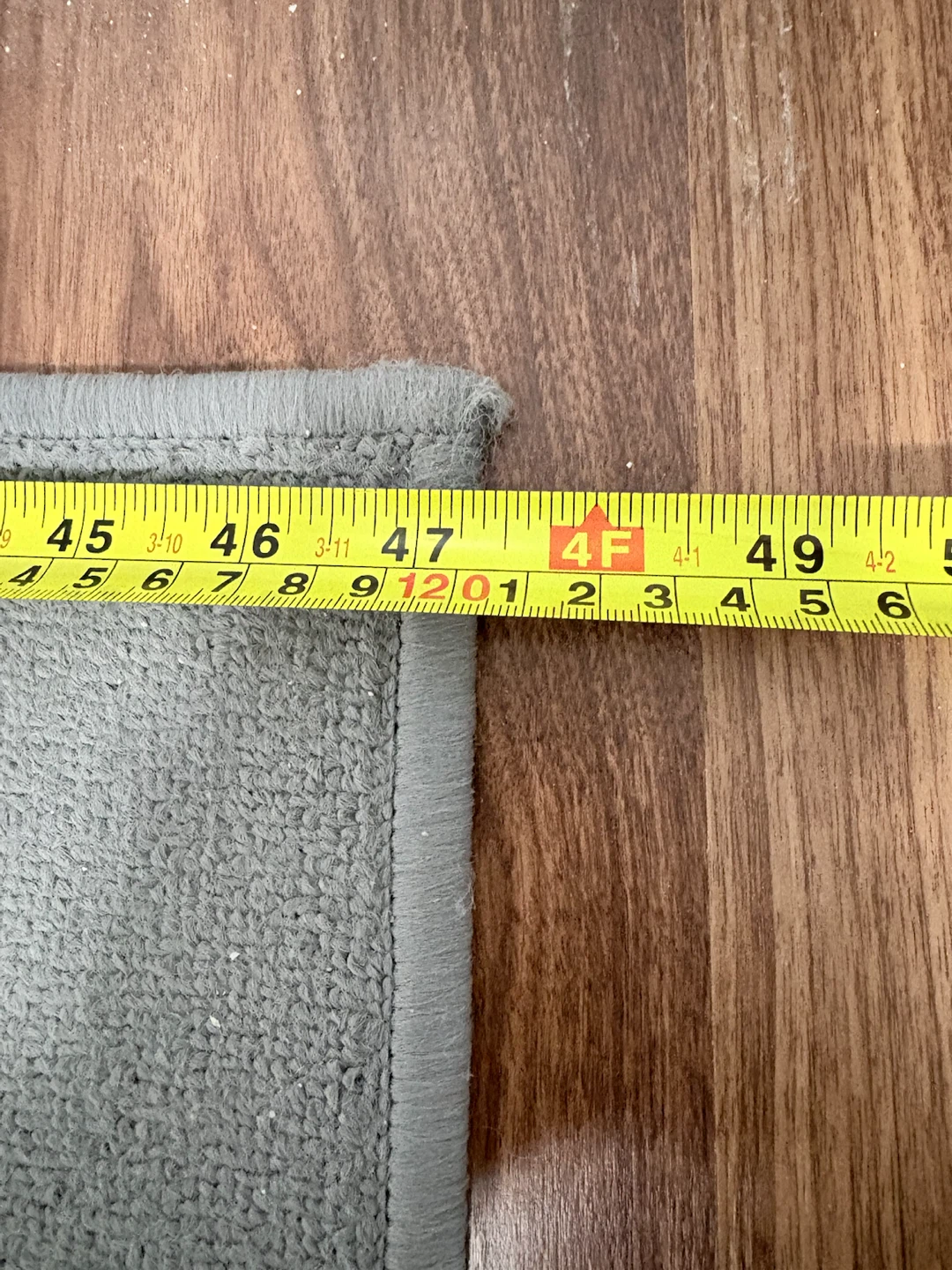 Non slip- Grey and black striped area rug - photo 3